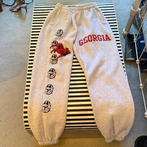 Cactus Jack x Mitchell & Ness Georgia joggers
